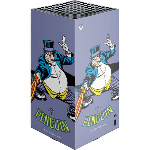 DC Comics The Penguin Portrait XBox Series X Digital Edition Console Skin